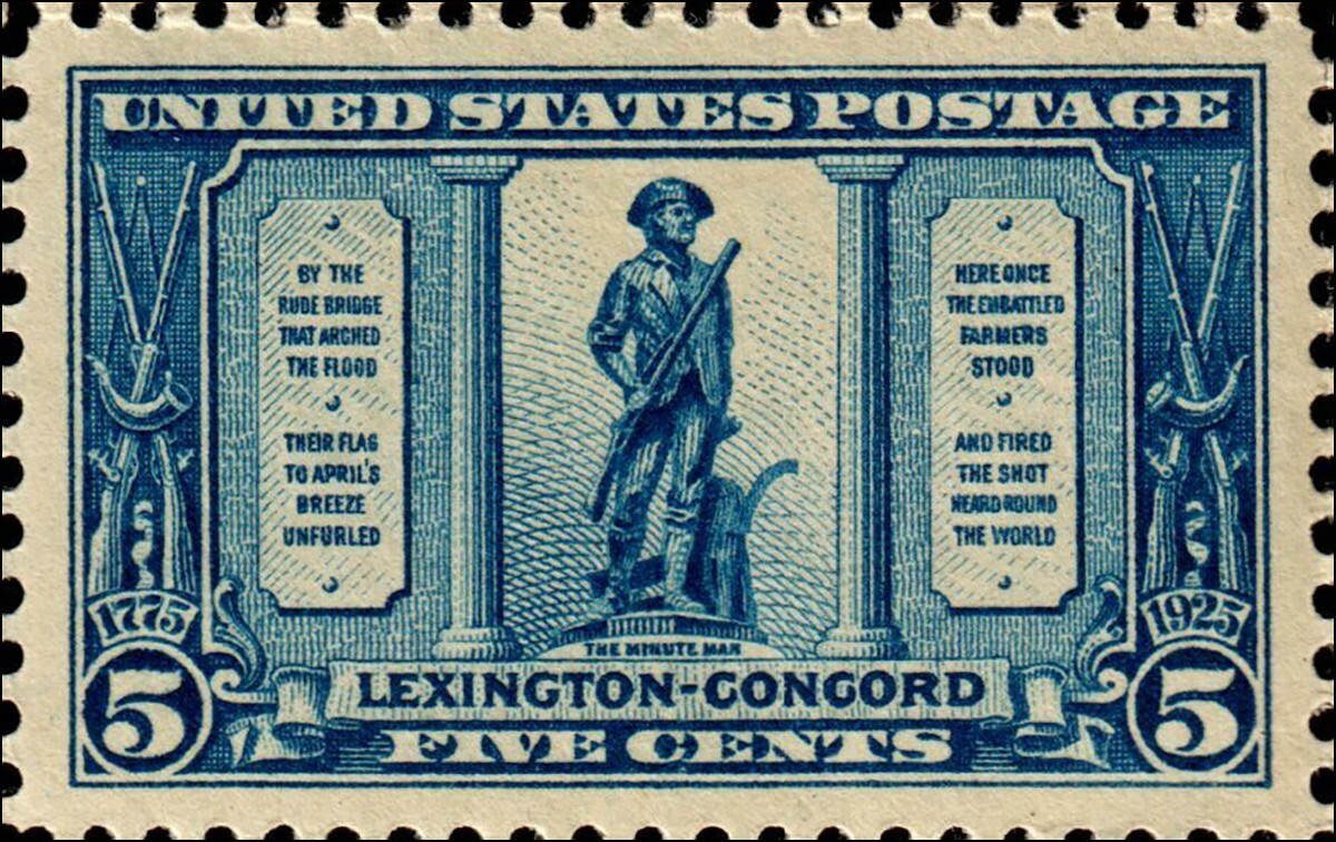 US #619 5c Lexington-Concord 'Minute Man'. MNH F-VF (SCV $1,300 as Singles) - Image 11
