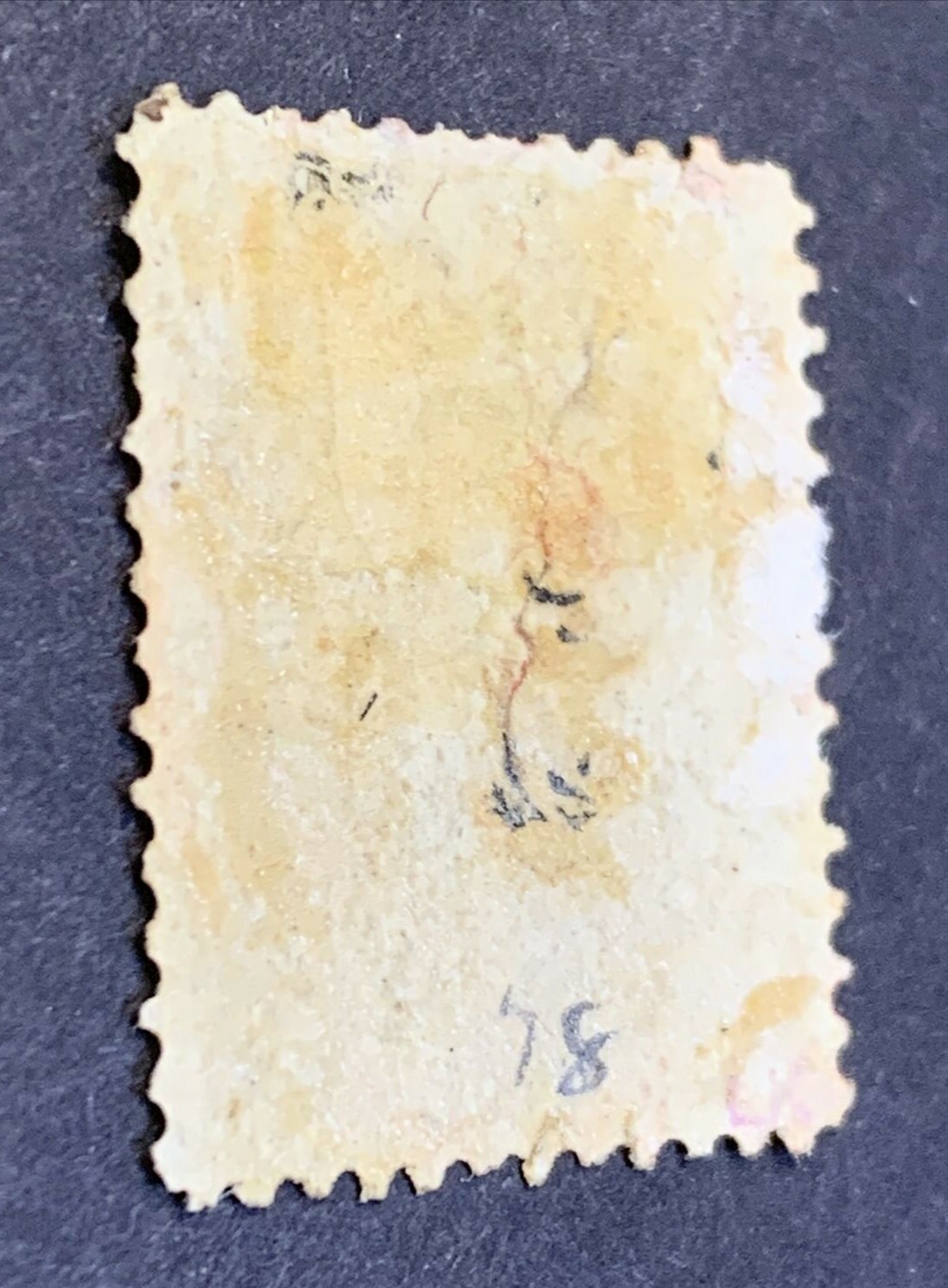 US #78 1862 24c Wash. Used Red Cancel HR/Faults, CV $440. KP-035 - Image 12